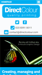Mobile Screenshot of directcolour.com