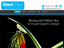 Tablet Screenshot of directcolour.com